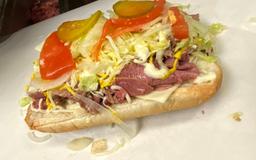 Corn Beef Submarine Sandwich